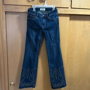 Rock & Roll Girls Trouser Size 14 boot stitch bottoms